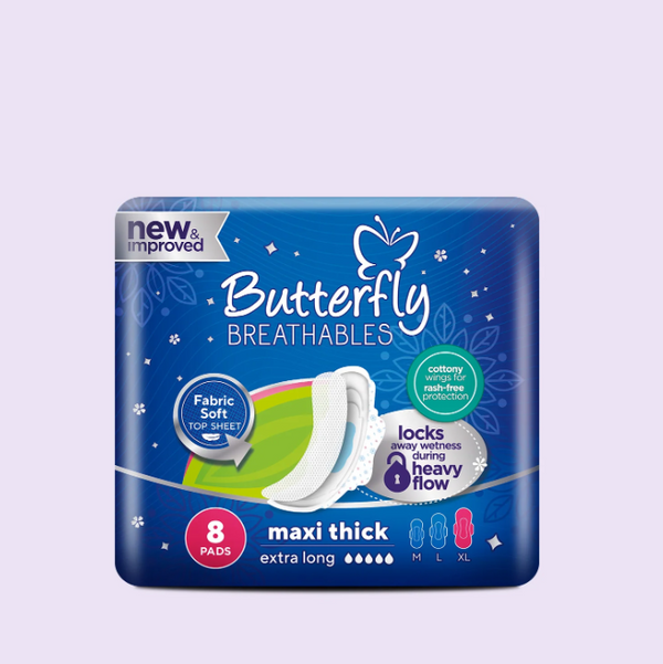 BUTTERFLY PEDS ULTRA THIN LONG 8s