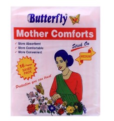 BUTTERFLY MOTHER COMFORTS PADS M 16S
