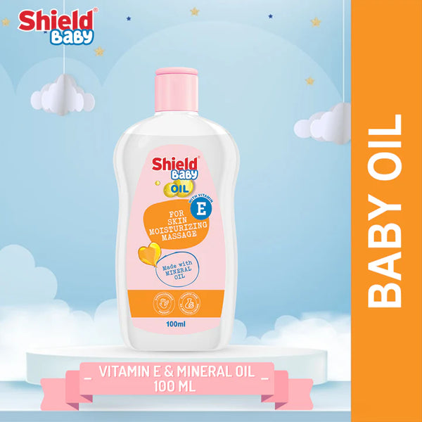 BABY OIL 100ML SHIELD
