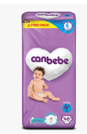 CANBEBE DIAPER JAMBO PACK NO 4 MAXI PLUS 46S