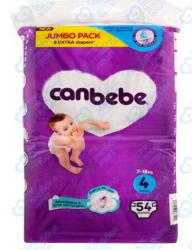 CANBEBE DIAPER JUMBO MAXI 4 54PCS 7 18