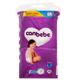 CANBEBE DIAPERS JUMBO NO 05 11 25 KG 48PACK