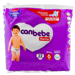 CANBEBE PANTS ECO 6 XL 16+KG 22S