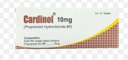 CARDINOL 10MG TAB 50s