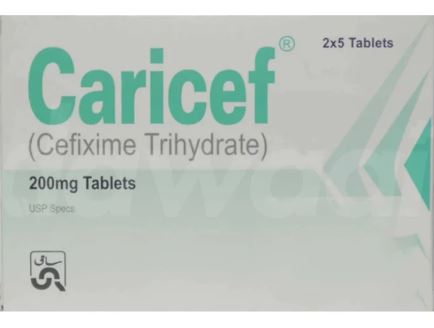 CARICEF 200 MG TAB (10s)
