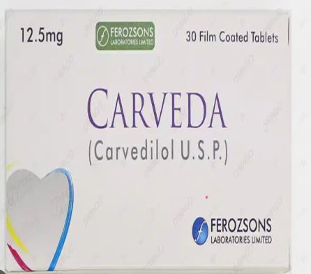 CARVEDA N 12.5MG 5MG TAB 14s