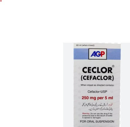 CECLOR 250MG 60ML SUSP