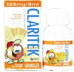 CLARITEK GRANULES 125MG 5MG 1s