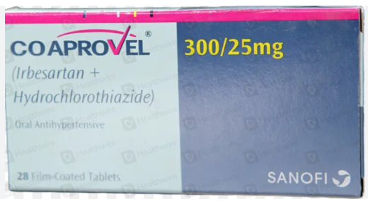 CO APROVEL 300MG 25MG TAB 28s