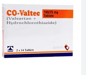 CO VALTEC 160MG 25MG TAB 28s