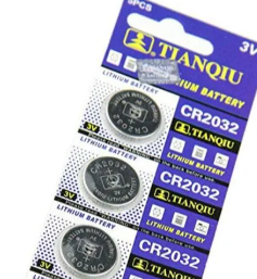 CR2032 BUTTON BATTERY 3V LITHIUM COIN CELLS