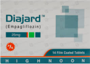 DIAJARD 25MG 14s TAB