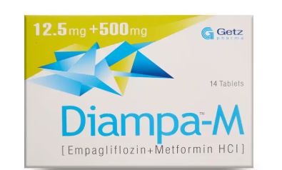 DIAMPA M 12.5MG 500MG TAB 14s