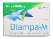 DIAMPA M 5MG 850MG TAB (14s)