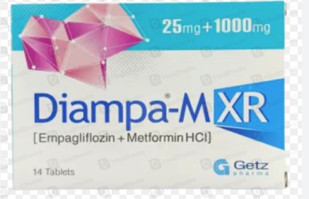 DIAMPA M XR 25MG 1000MG TAB (14s)