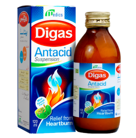 DIGAS ANTACID SUSPENSION 120 ML