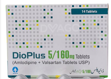 DIOPLUS 5MG 160MG TAB 14s