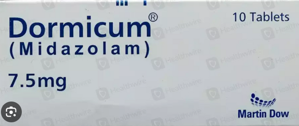 DORMICUM 7.5MG TAB  NET