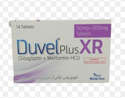 DUVEL PLUS XR TAB 50MG 500MG (14S)