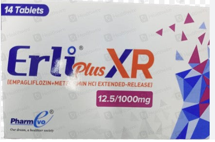ERLI PLUS XR 12.5MG 1000MG