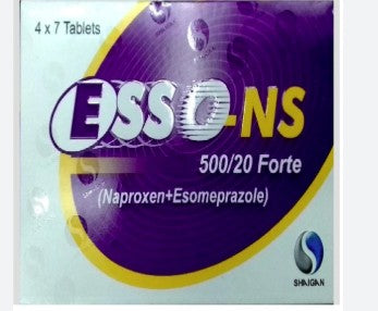 ESSO NS FORT 500 20MG TAB 28s