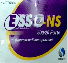 ESSO NS FORT 500 20MG TAB 28s