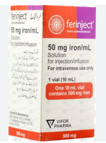 FERINJECT 50MG INJ 10ML VAIL 1s