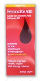 FERROCITE 500 SYRUP 120ML
