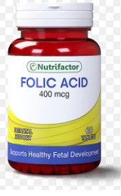 FOLIC ACID 400MCG (NUTRIFACTOR) 60S