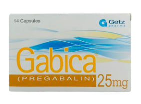 GABICA 25MG CAP (14S)