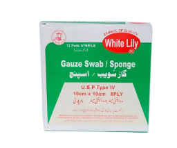 GAUZE PAD  WHIT LILLY