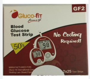 GLUCOFIT GLUCOMETER TEST STRIPS 50S