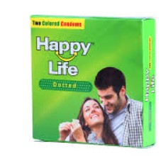 HAPPY LIFE DOTTED CONDOM