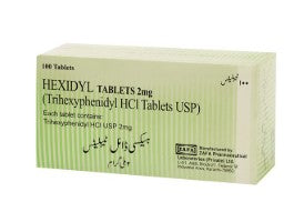 HEXIDYL 2MG TAB 100s