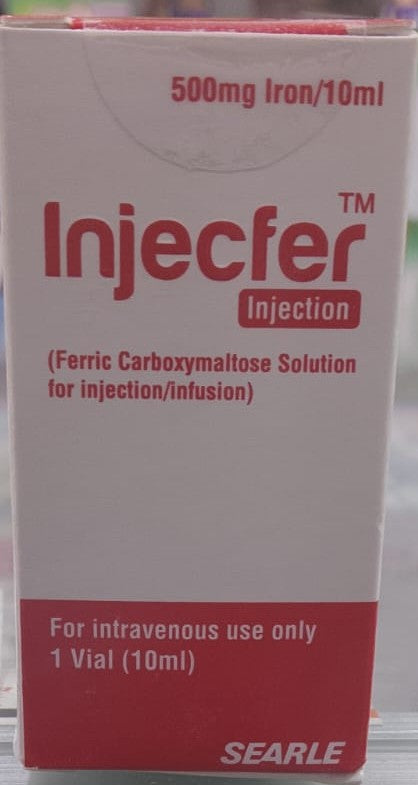Injecfer 500mg Iron Injection 10ml 1s | PK – LYFE Pharmacy