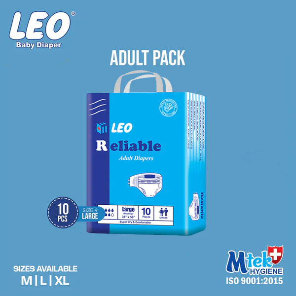 LEO ADULT DIAPERS L 10