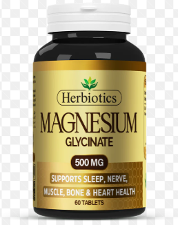 MAGNESIUM GLYCINATE 500MG TAB 60s HERBIOICS
