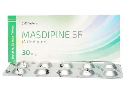 MASDIPINE SR 30MG TAB 20s