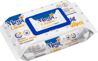 MEGA CHOICE  BABY WIPES