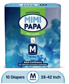 MINI PAPA ADULT DIAPER MEDIUM 10S
