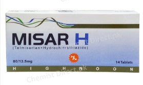 MISARTAN H 40MG 12.5MG TABLET 14s
