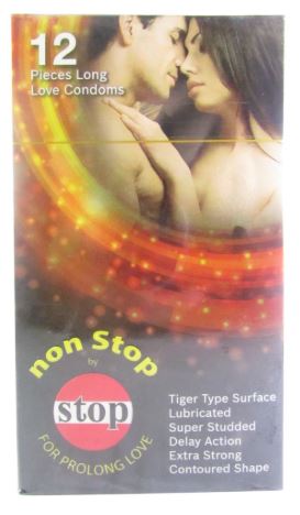 NON STOP CONDOM 12 PCS