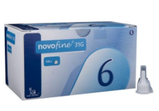 NOVOFINE NEEDLES 31G X 6MM 100S