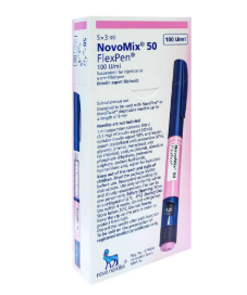 NOVOMIX 50 FLEXPEN 100U PER ML 5*3ML