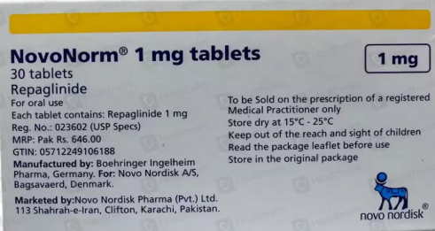 NOVONORM 1MG TAB