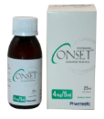 ONSET 4MG 5MG SYRUP 25ML