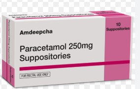 PARACETAMOL SUPPOSITORIES 250MG 1s