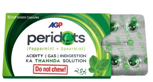 PERIDOTS PAPPERMINT TAB 3s