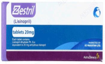 ZESTRIL 20MG TAB