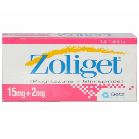 ZOLIGET 15MG 2MG TAB 14s